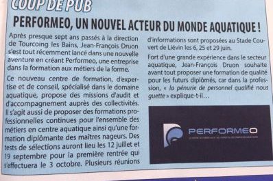 Parution Presse: SPRINT