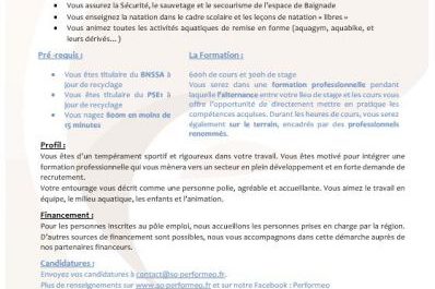 Performeo recrute les Stagiaires BPJEPS AAN 2017 !